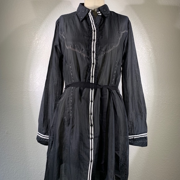 Pete & Greta by Johnny Was Billings Tuxedo Shirt M NWT - Picture 1 of 8